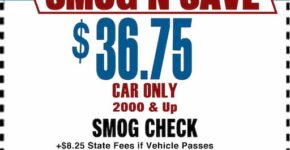 Smog Check Coupon Pomona