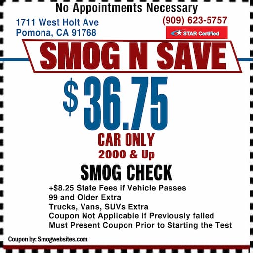 Smog Check Coupon